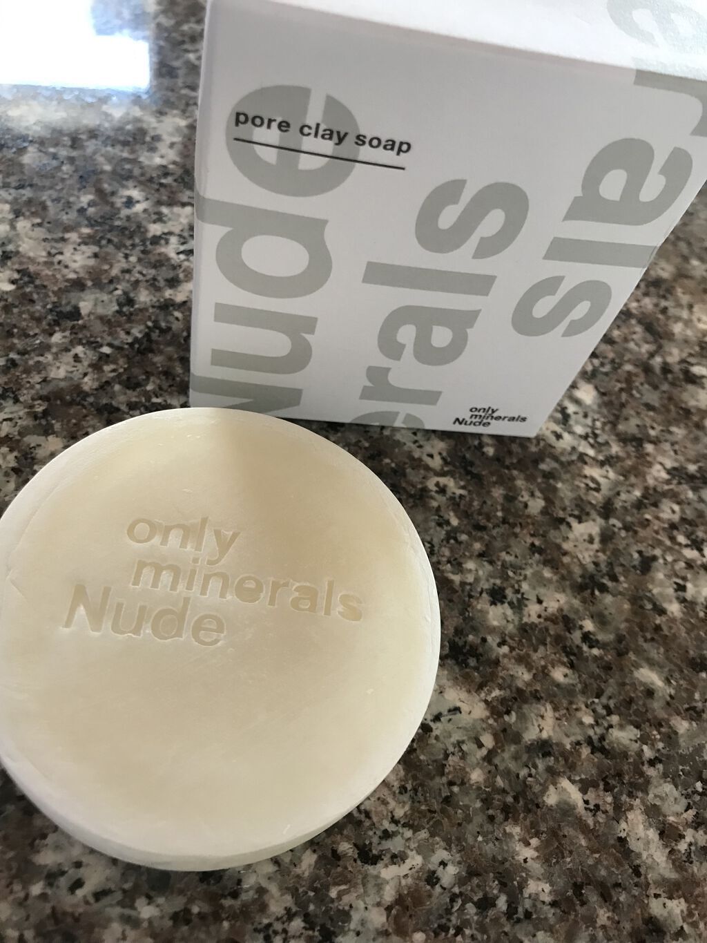 Nude ポアクレイソープ/ONLY MINERALS/洗顔石鹸を使ったクチコミ（2枚目）