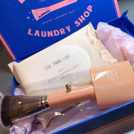 THE TOOL LAB 101マルチタスカーのクチコミ「THE TOOL LAB メイクアップブラシ💄👄✨
韓国で大人気のブラシをお試しさせて頂き.....」(2枚目)