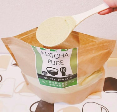 MATCHA PURE（プロテインパウダー）/ピュアパートナー/ドリンクを使ったクチコミ（2枚目）