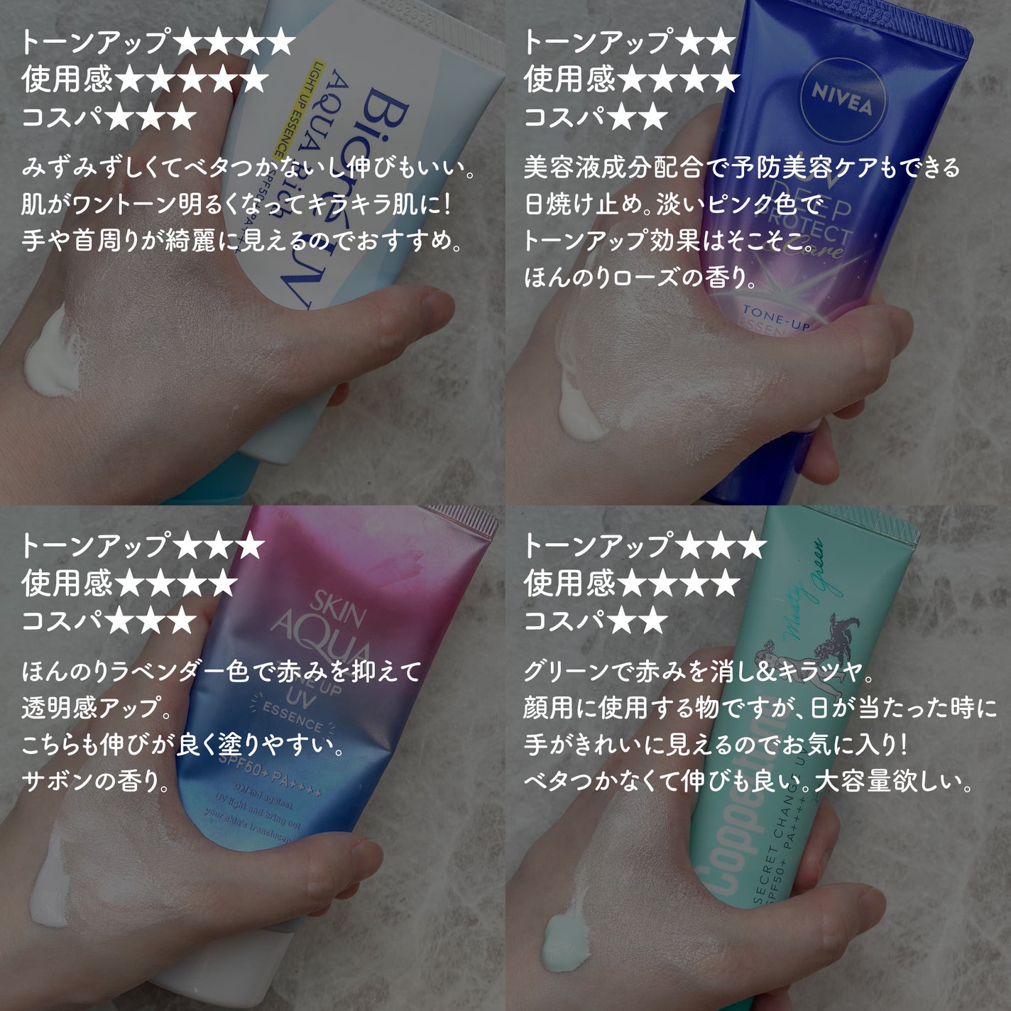 マーメイドスキンジェルUV/キャンメイク/日焼け止めジェルを使ったクチコミ(4枚目)