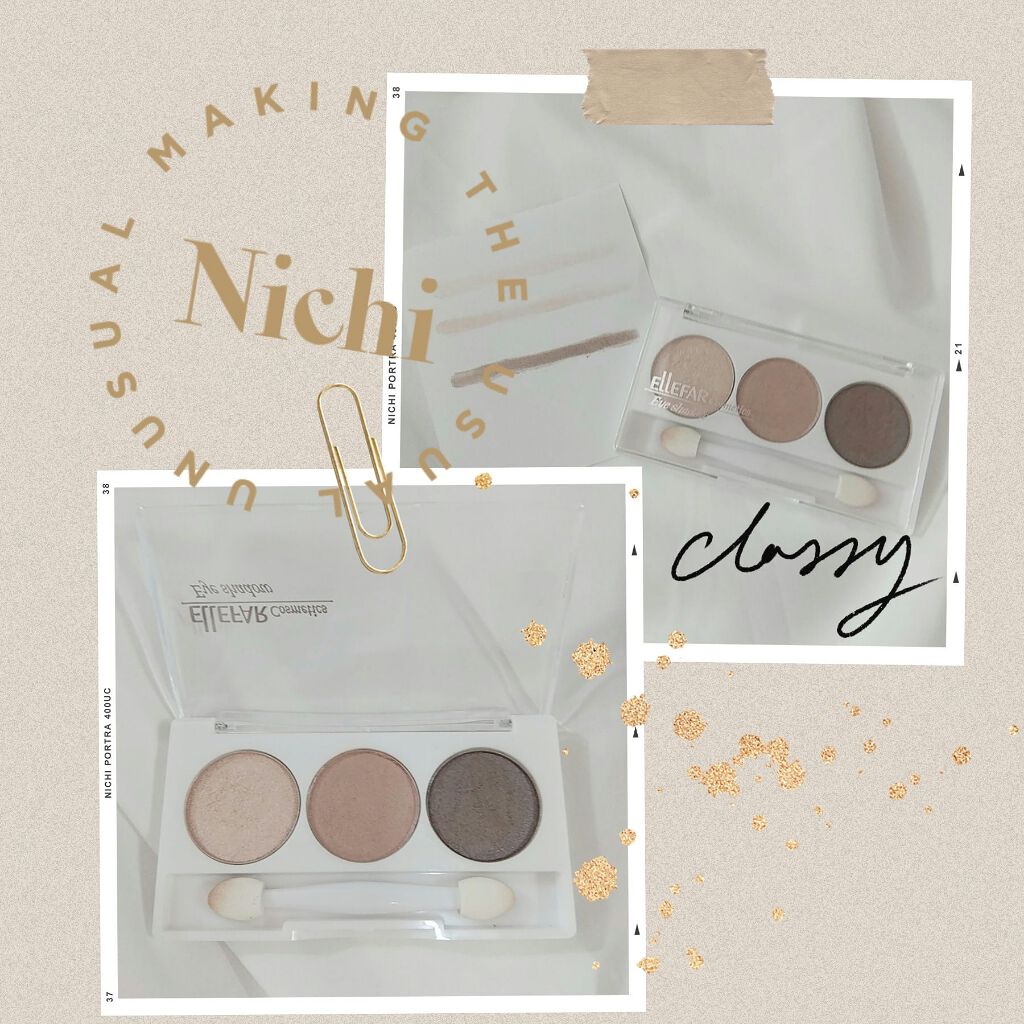 エルファー プロフェッショナル アイシャドウ/DAISO/アイシャドウパレットを使ったクチコミ（2枚目）