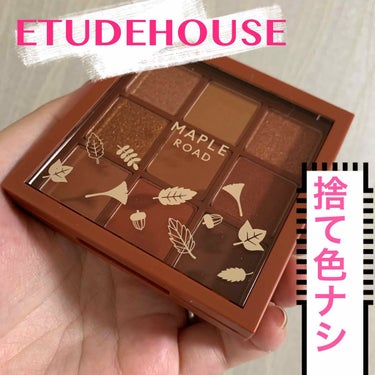 ♡ETUDEHOUSE プレイカラーアイシャドウ メイプルロード 2500円

この季節、ワインパーティーも個人的に大好きなパレットですが、名前からしてメープルロードやばいです🥺✨

紅葉の色づきを表現