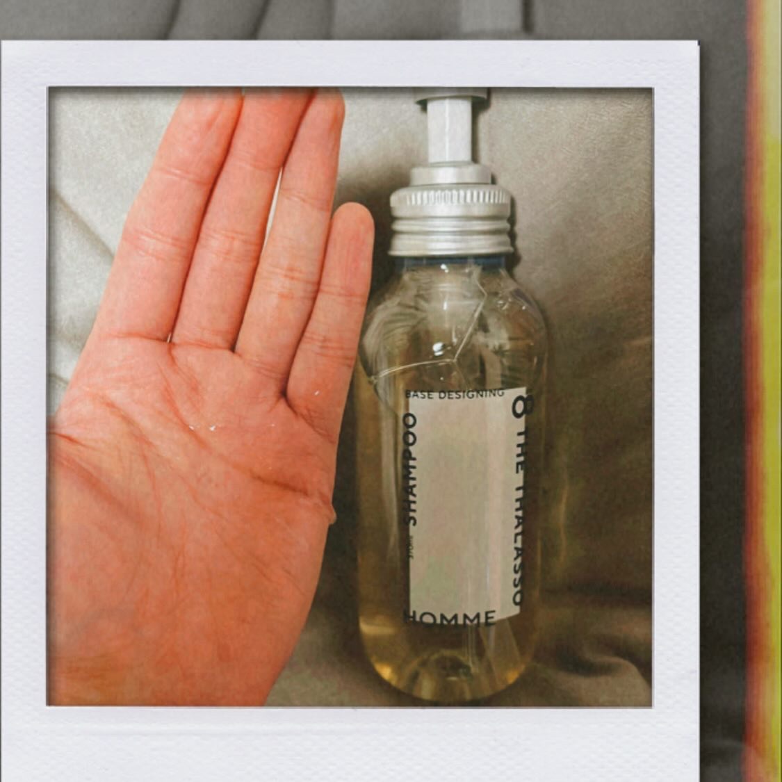 エイトザタラソ オム ベースデザイニング シャンプー／ヘアトリートメント シャンプー本体（370mL）/エイトザタラソ/市販シャンプーを使ったクチコミ（2枚目）