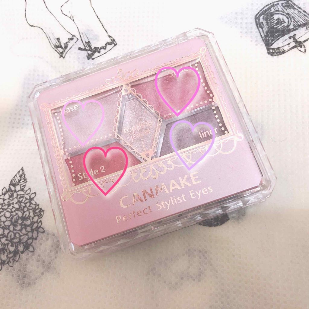 【旧品】パーフェクトスタイリストアイズ/キャンメイク/アイシャドウパレットを使ったクチコミ（1枚目）