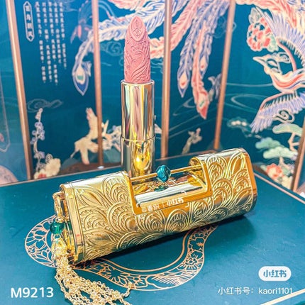 百花同心錠 彫刻リップ/花西子/口紅を使ったクチコミ(2枚目)