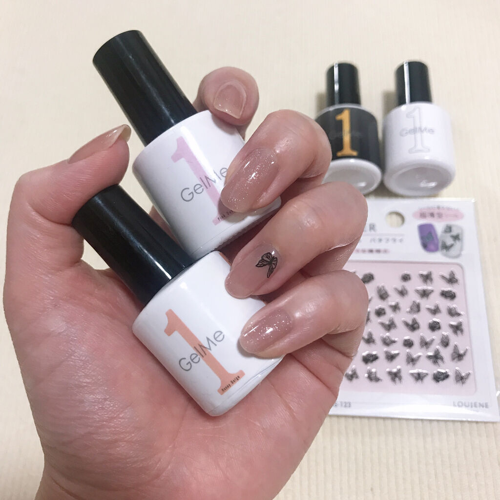 ネイルシール/セリア/ネイルシールを使ったクチコミ（1枚目）