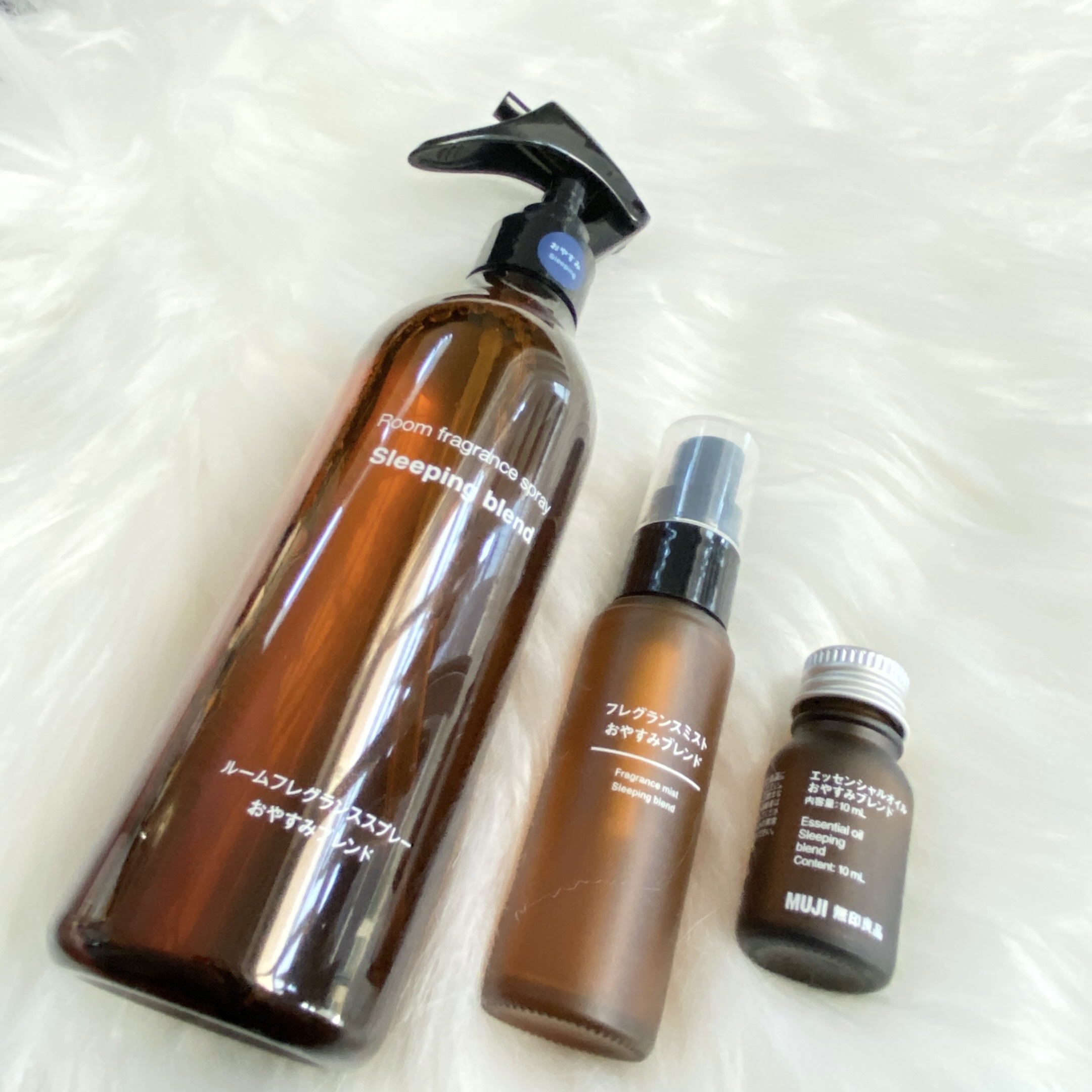 フレグランスミスト おやすみブレンド/無印良品/香水(その他)を使ったクチコミ（1枚目）