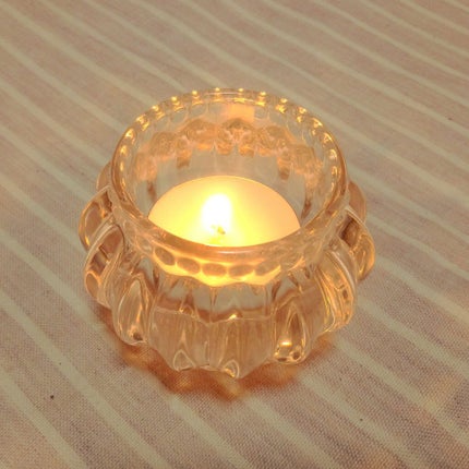 キャンドル用ガラス容器/DAISO/アロマキャンドルを使ったクチコミ(3枚目)