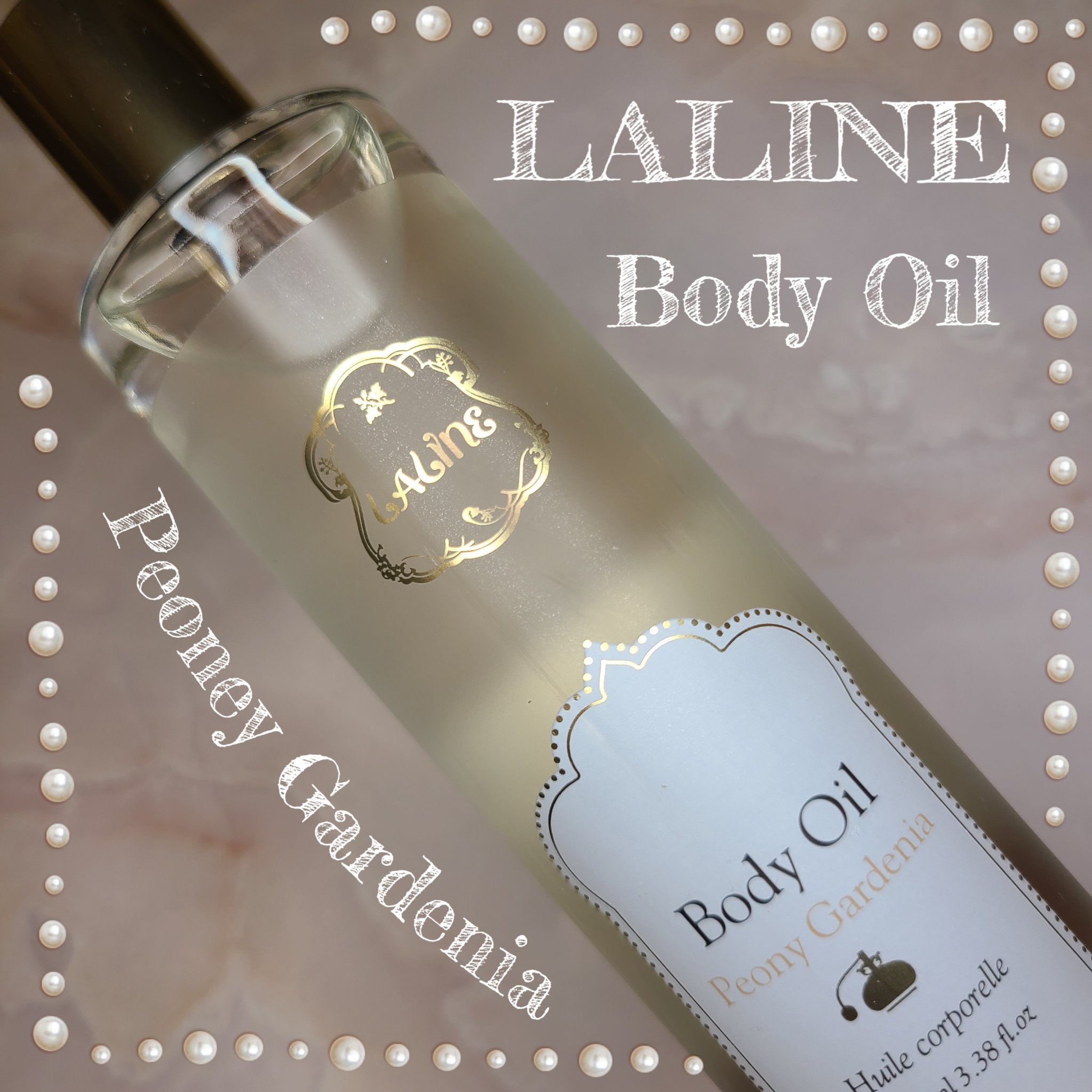 ピオニーガーデニア ボディオイル/Laline/ボディオイルを使ったクチコミ（1枚目）