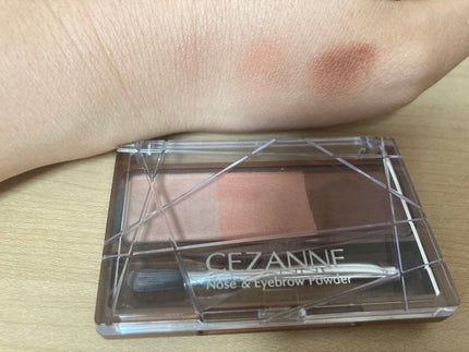 ノーズ&アイブロウパウダー/CEZANNE/パウダーアイブロウを使ったクチコミ(1枚目)