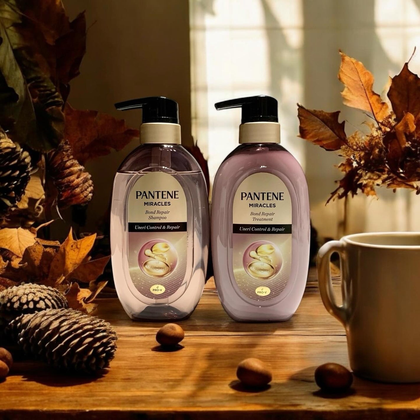 ミラクルズ うねりコントロール&リペア ボンドリペア シャンプー/トリートメント/パンテーン/市販シャンプーを使ったクチコミ(1枚目)