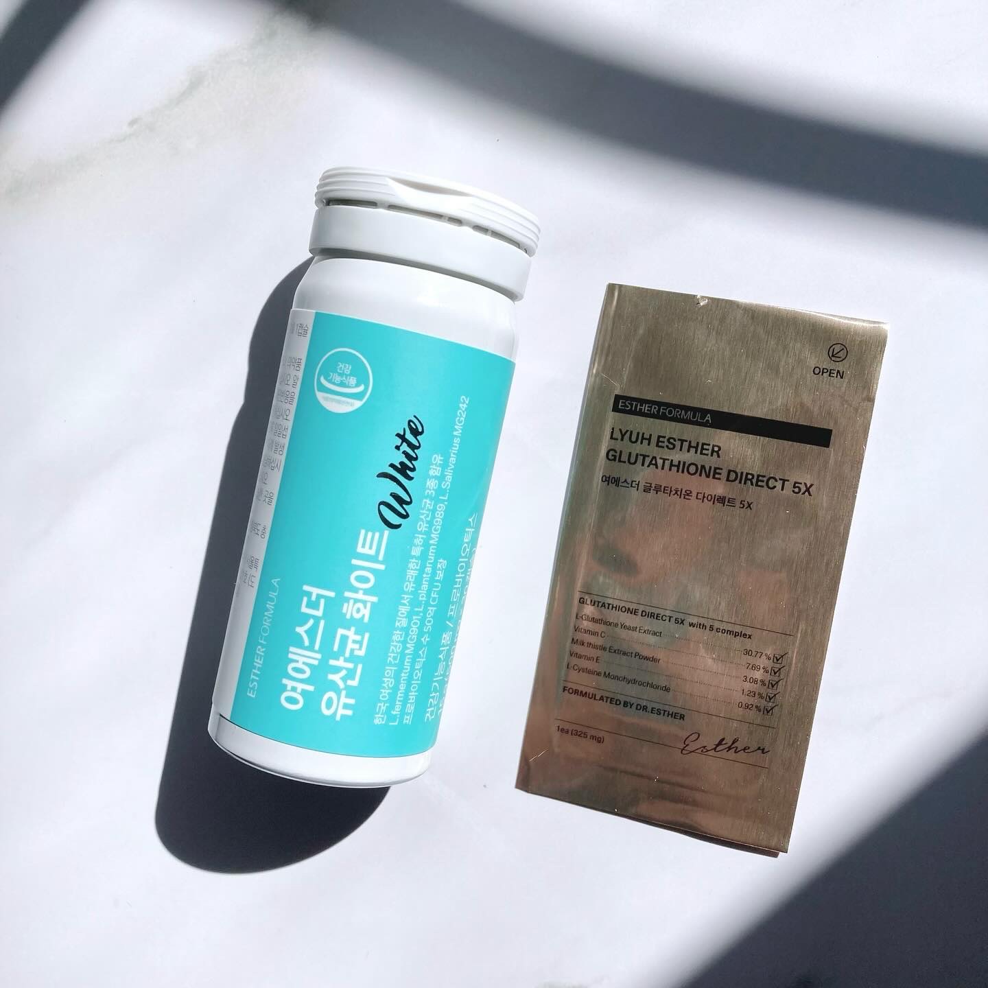 ヨエスターグルタチオンダイレクト５X/ESTHER FORMULA/美容サプリメントを使ったクチコミ（1枚目）