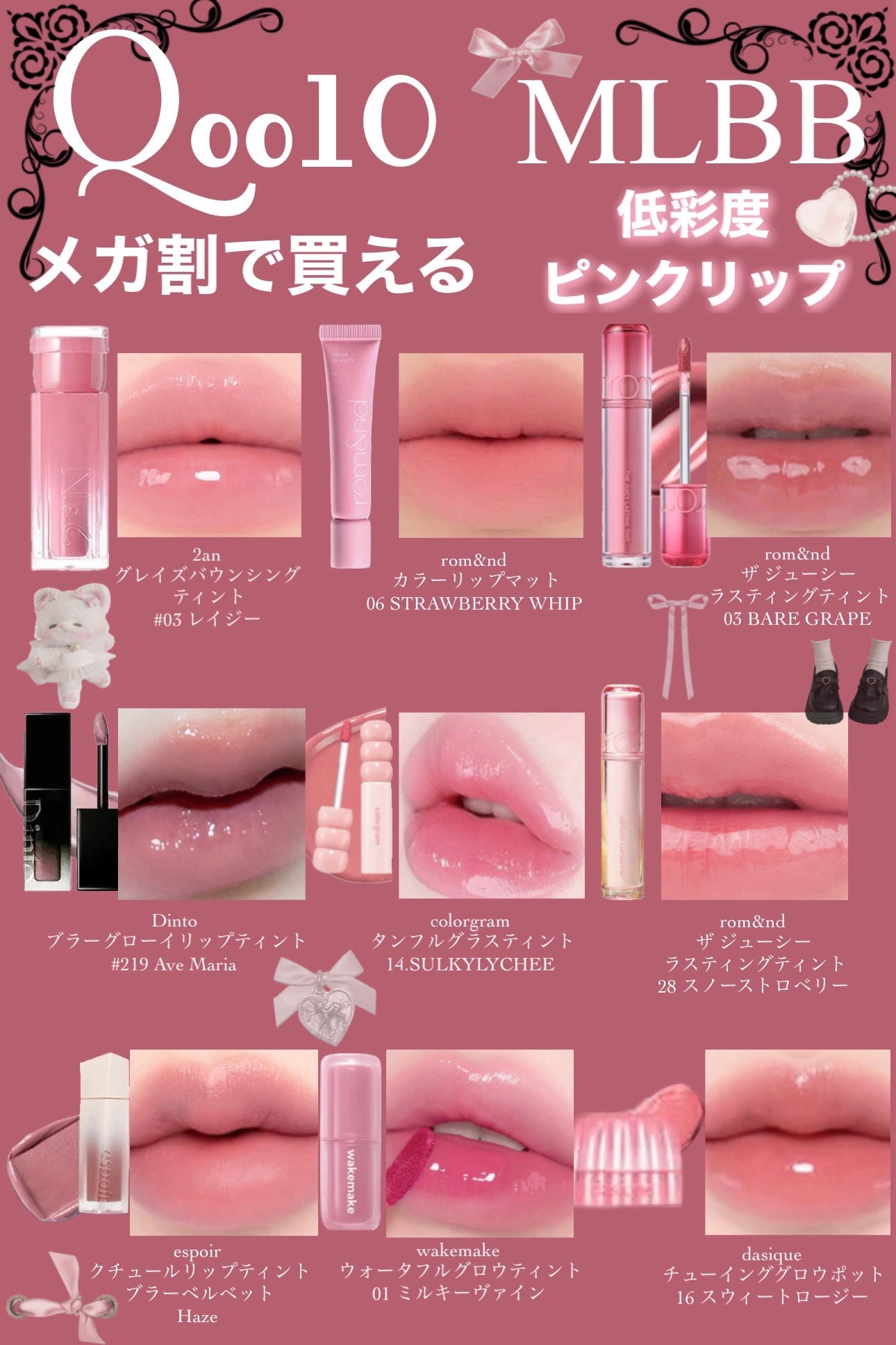 ブラーグロイリップティント/Dinto/リップティントを使ったクチコミ(1枚目)