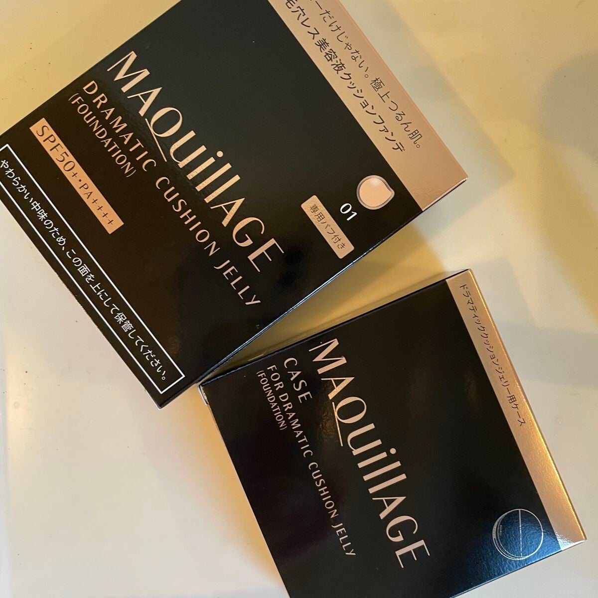 ドラマティッククッションジェリー/マキアージュ/クッションファンデーションを使ったクチコミ(1枚目)