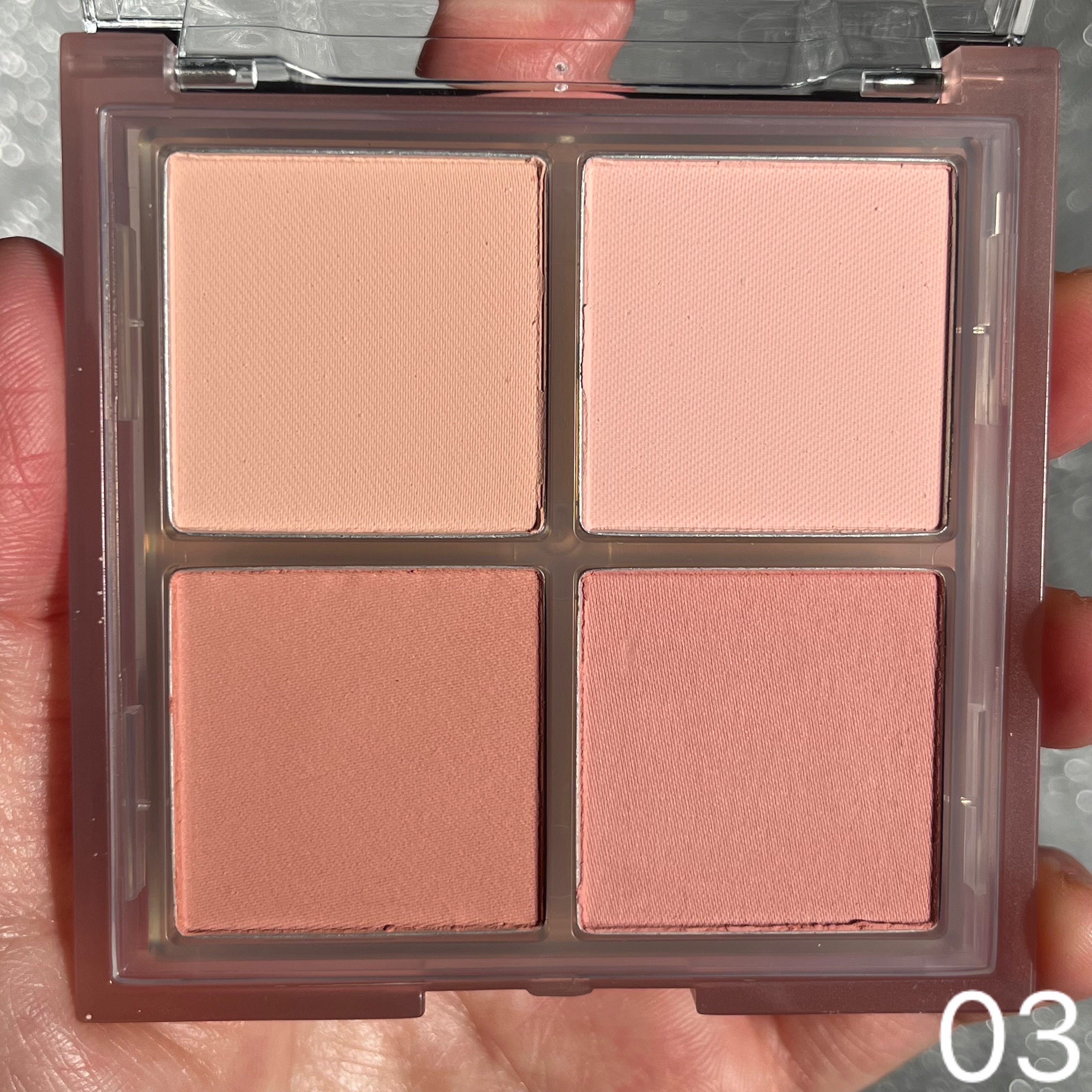 ミックスマッチチークパレット/be aube/パウダーチークを使ったクチコミ（3枚目）