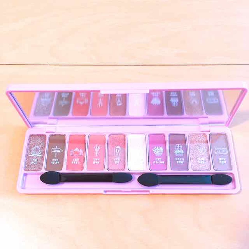 プレイカラー アイシャドウ/ETUDE/アイシャドウパレットを使ったクチコミ(3枚目)