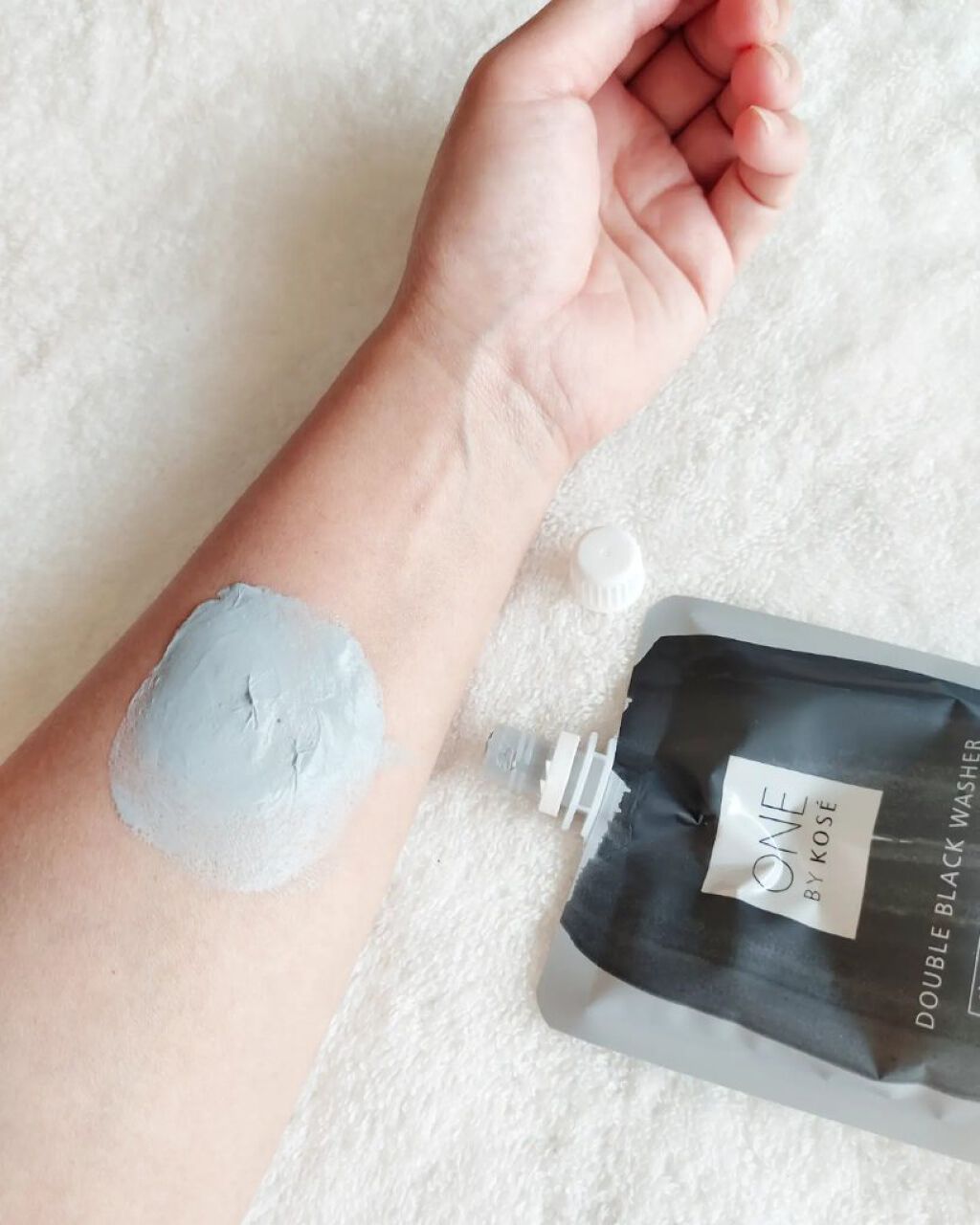 ダブル ブラック ウォッシャー/ONE BY KOSE/その他洗顔料を使ったクチコミ（2枚目）
