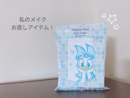 ハッピーデオ フェイスシート リフレッシュミント/マンダム/フェイスシートを使ったクチコミ(1枚目)