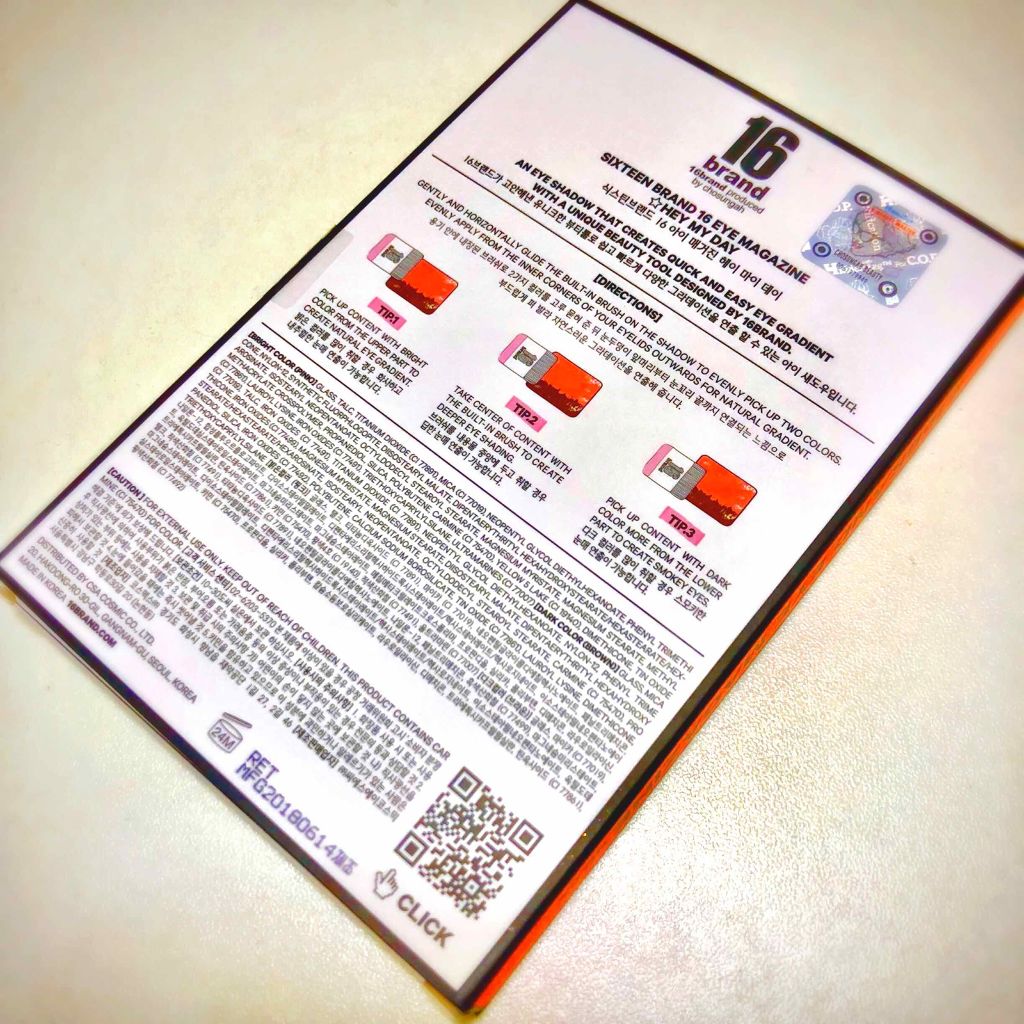 16 EYE MAGAZINE/16BRAND/アイシャドウパレットを使ったクチコミ(3枚目)
