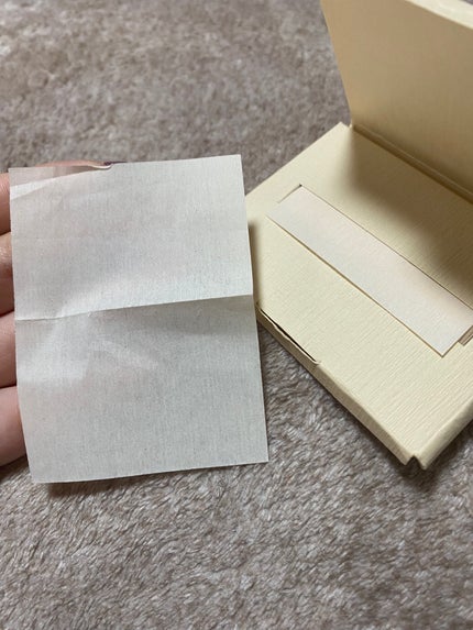 紙おしろい/無印良品/あぶらとり紙を使ったクチコミ(1枚目)