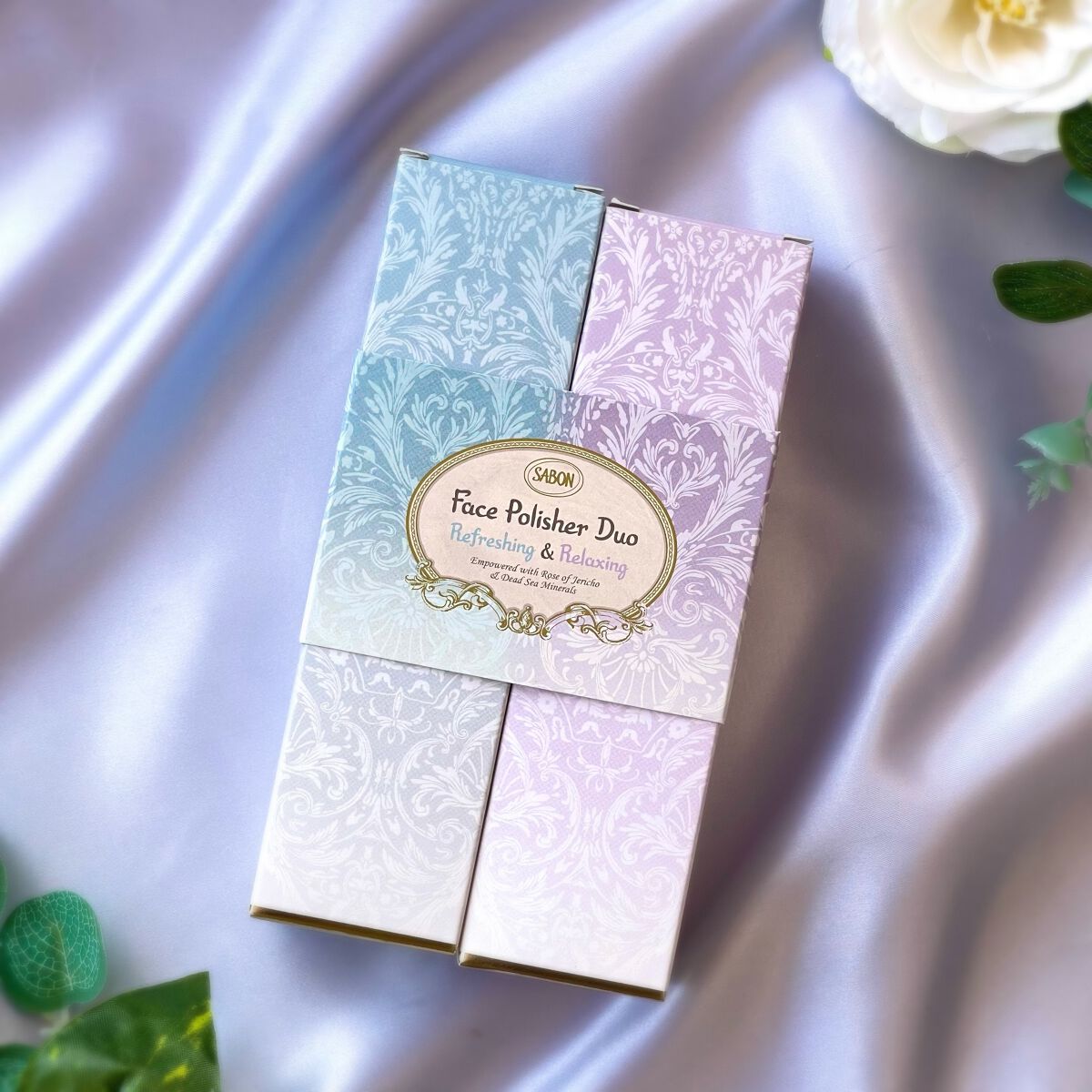 ホリデーポリッシュギフト/SABON/スキンケアキットを使ったクチコミ（2枚目）