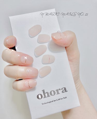 セミキュアジェルネイル（ハンド） NBS-011 N Basic Nails no.11/ohora/ネイルシールを使ったクチコミ（2枚目）