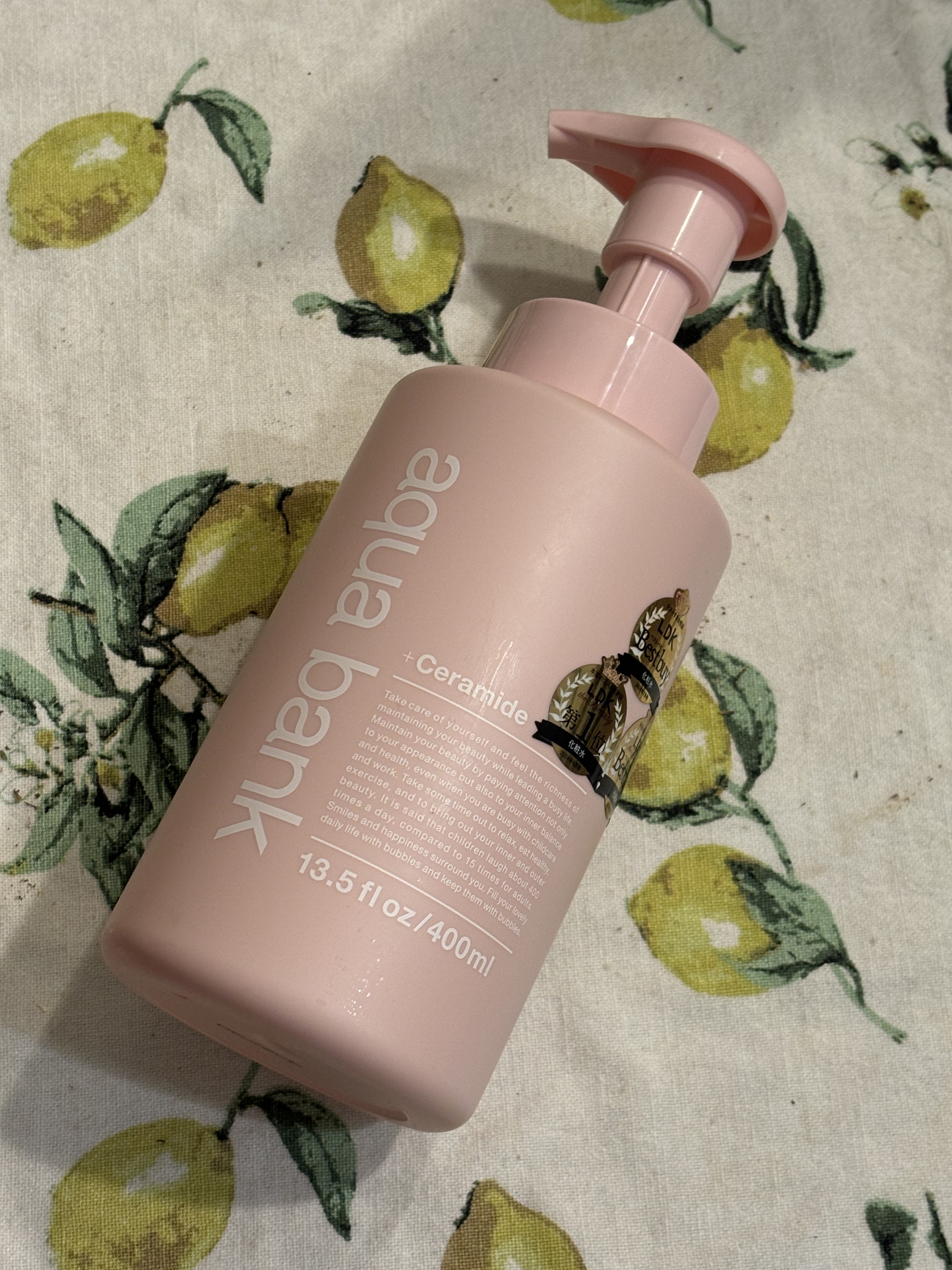 クリアバブルローション セラミド/aqua bank/化粧水を使ったクチコミ（1枚目）