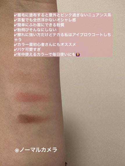 ミックスアイブロウカラー/キャンメイク/パウダーアイブロウを使ったクチコミ(3枚目)