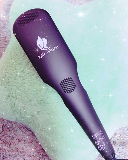 ダブルマイナスイオンストレートブラシアイロン/Miropure/ヒートブラシを使ったクチコミ(1枚目)