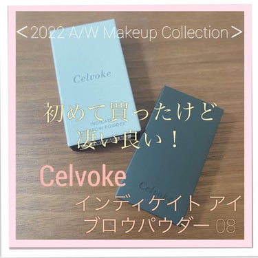 インディケイト アイブロウパウダー/Celvoke/パウダーアイブロウを使ったクチコミ（1枚目）