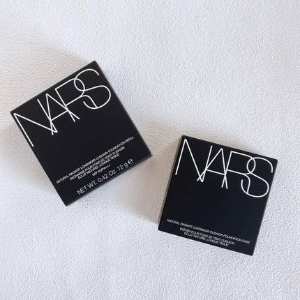 NARS ナチュラルラディアント ロングウェア クッションファンデーションのクチコミ「・
・
マスクをしている時の
毛穴落ちが気になる私に嬉しい、
大人気デパコス
@narsco.....」(2枚目)