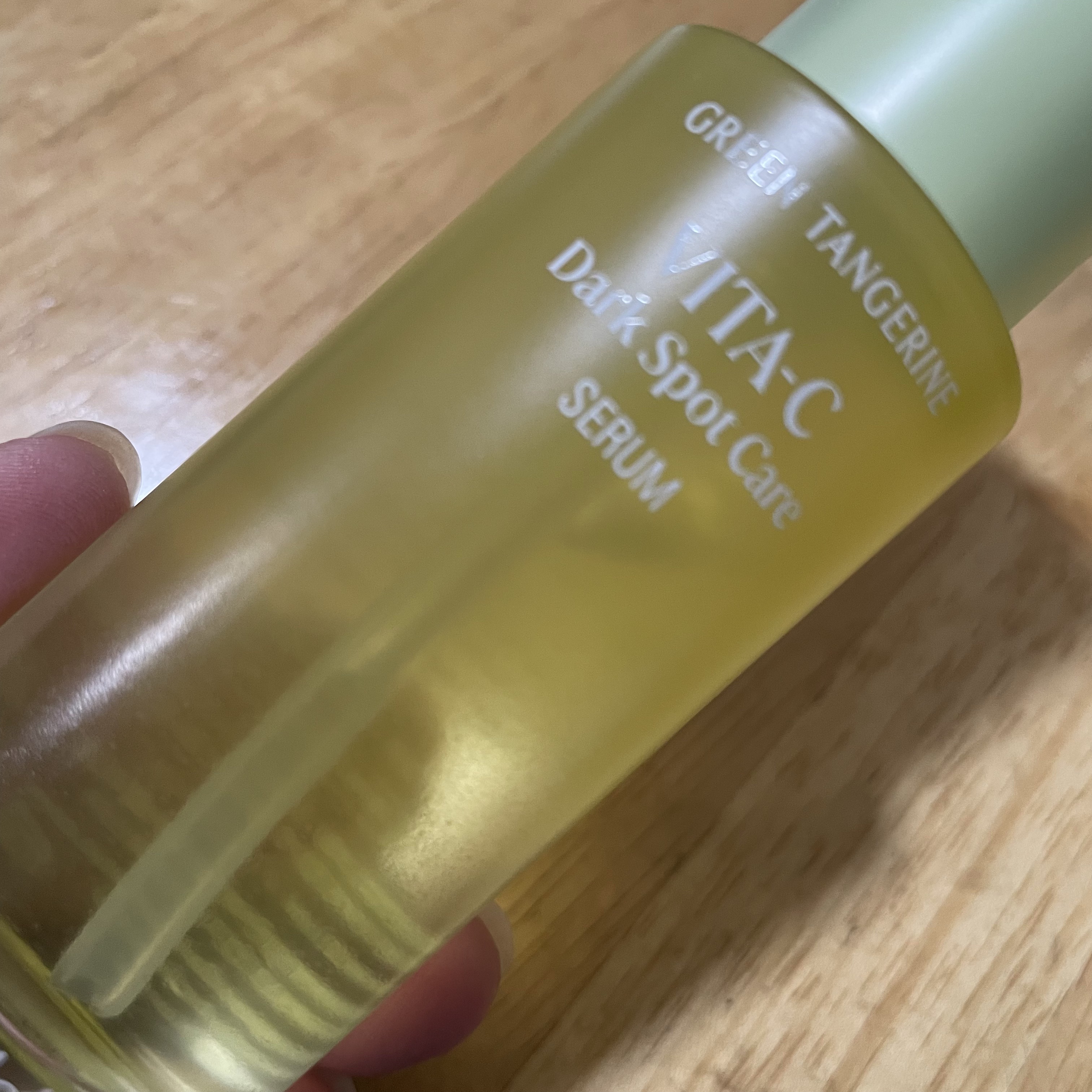 グリーンタンジェリン ビタC ダークスポットケアセラム/goodal/美容液を使ったクチコミ（2枚目）