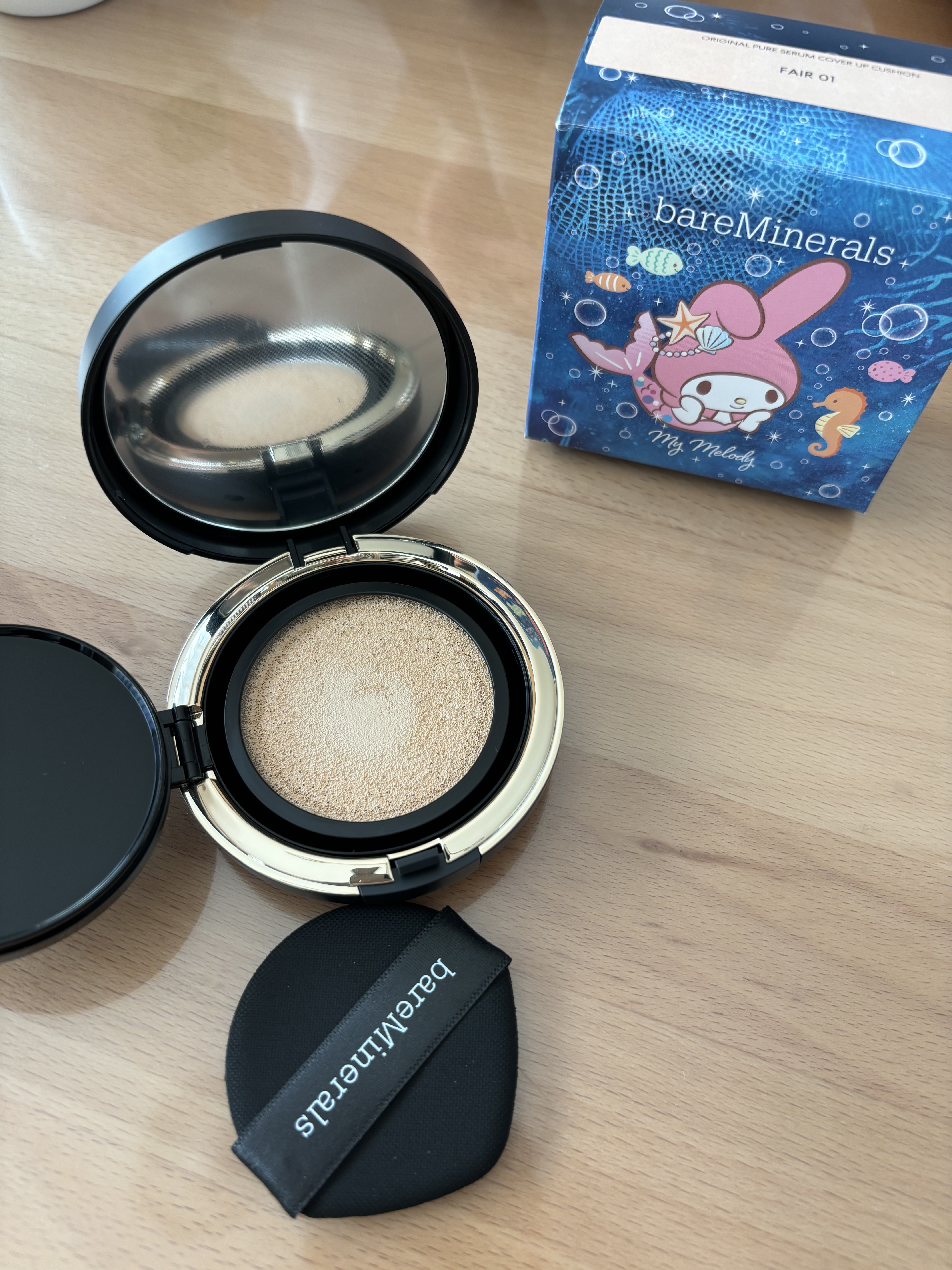 オリジナル ピュア セラム カバーアップ クッション/bareMinerals/クッションファンデーションを使ったクチコミ（2枚目）