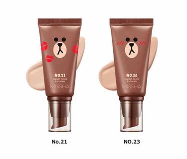 ○MISSHA 
●パーフェクトカバー BBクリーム
・SPF42/PA+++

:優れたカバー力で欠点のない華やかなトーンを表現してくれます。
:しっとりとハリのあるお肌を演出します。

LINE F