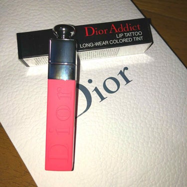 【旧】ディオール アディクト リップ ティント 551ウォーターメロン/Dior/リップグロスを使ったクチコミ（1枚目）