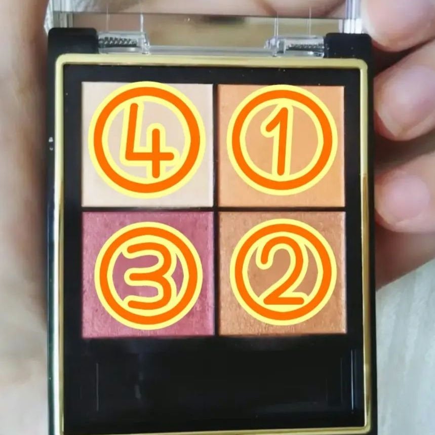 リアルクローズシャドウ/excel/アイシャドウパレットを使ったクチコミ(4枚目)