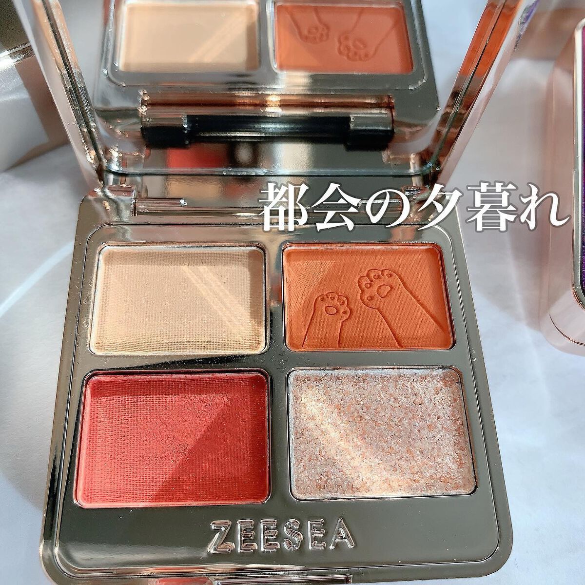 アニマルアイシャドウ(4シェード)/ZEESEA/アイシャドウパレットを使ったクチコミ(3枚目)