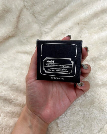 ミッドナイトブルーカーミングクリーム/Klairs/フェイスクリームを使ったクチコミ(2枚目)