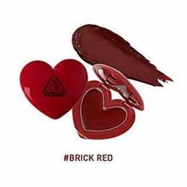 ✱3CE HEART POT LIP✱

完全にパケ買いです笑
お色は BRICE REDです❤︎
とっても可愛い色で使いやすいと思います！
リップバーム？みたいな感じで私は乾燥はしませんでした！
ただ