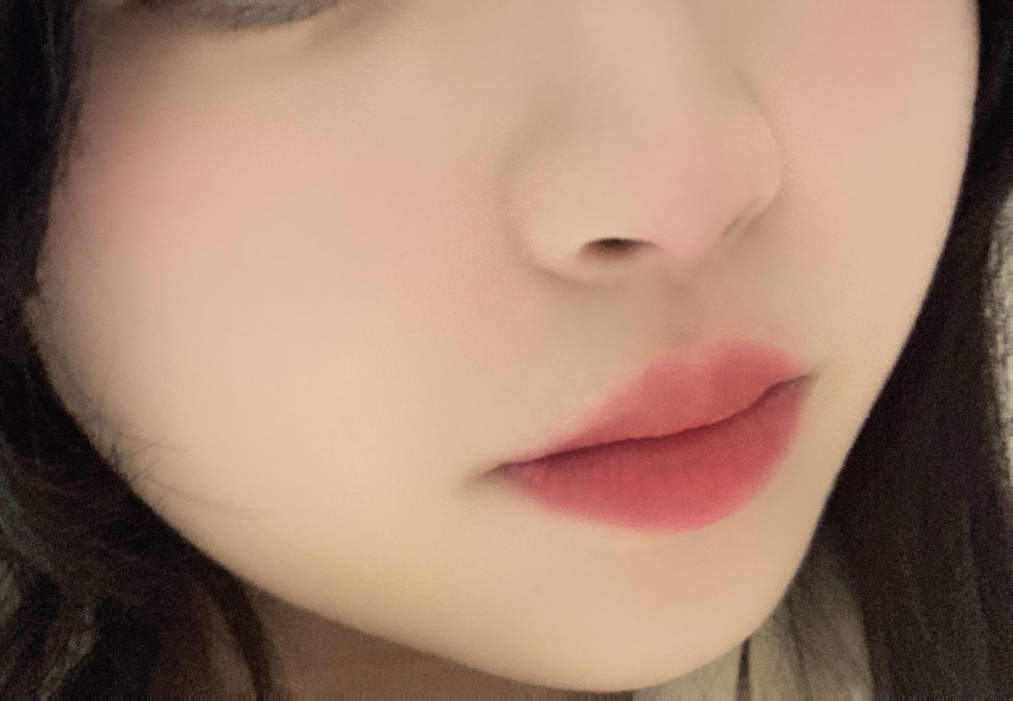 リップアンドチーク ヌードマットティント/CathyDoll/リップティントを使ったクチコミ(2枚目)