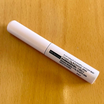 メロウボリュームマスカラ BK01 ダークブラック/&nd by rom&nd/マスカラを使ったクチコミ(2枚目)