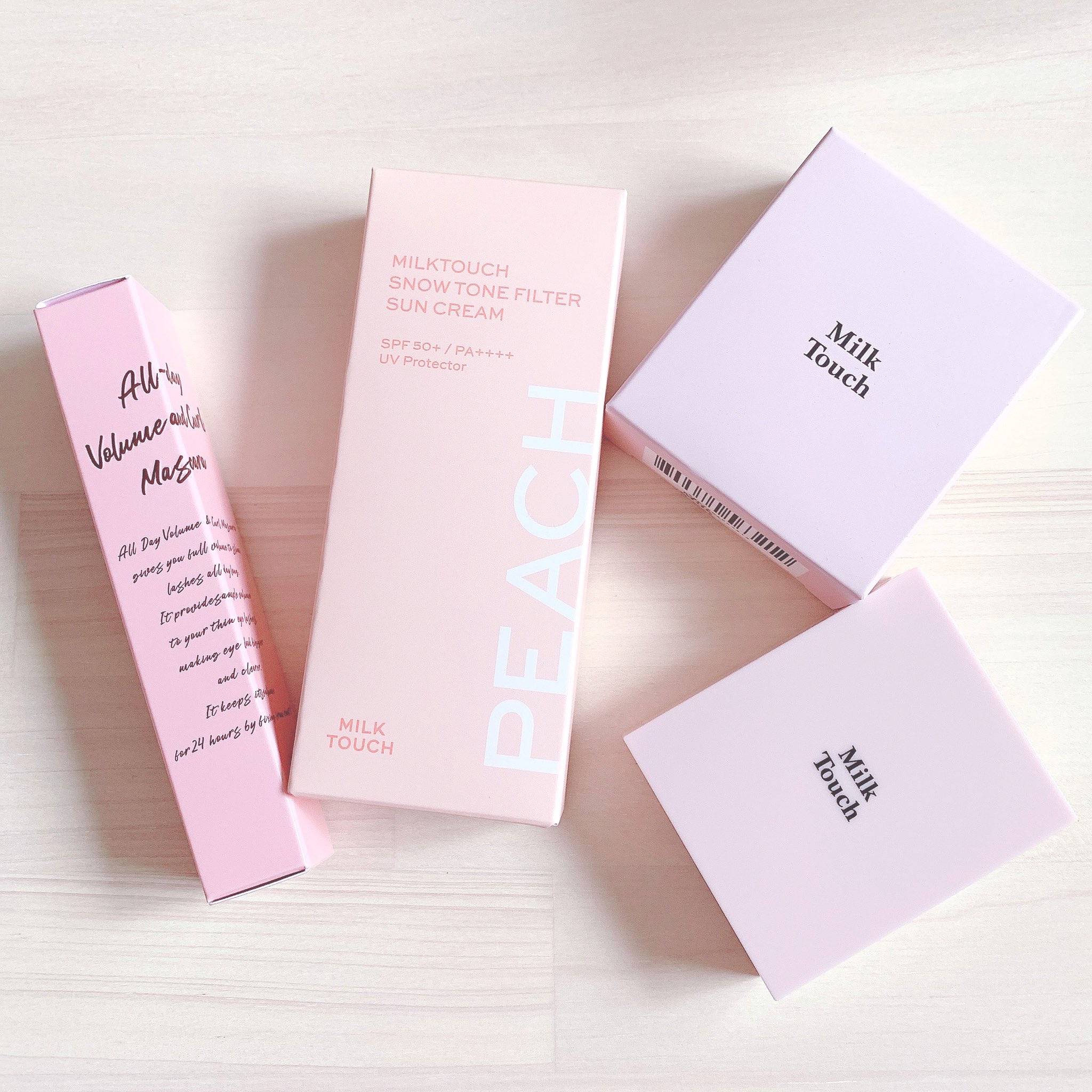 スノートーンフィルターサンクリーム/Milk Touch/日焼け止めクリームを使ったクチコミ（1枚目）