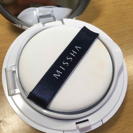 M クッション ファンデーション(モイスチャー)/MISSHA/クッションファンデーションを使ったクチコミ(2枚目)