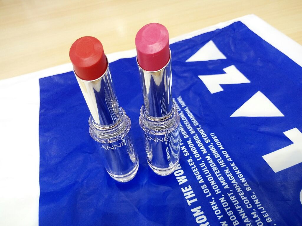 ラスティンググロスリップ/CEZANNE/口紅を使ったクチコミ（1枚目）