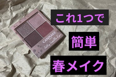 シルキースフレアイズ（マットタイプ）/キャンメイク/アイシャドウパレットを使ったクチコミ（1枚目）