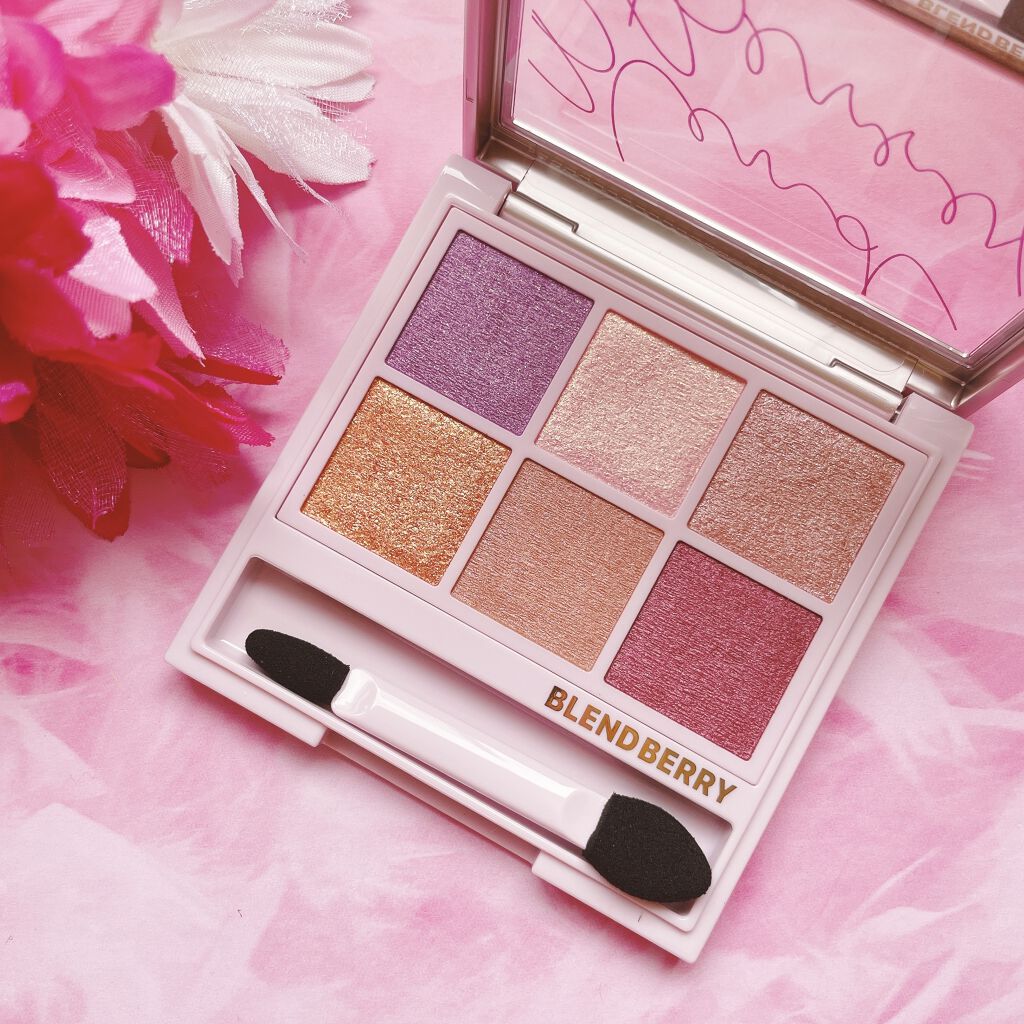 オーラクリエイション 004 プラム＆メタリックウォーム/BLEND BERRY/アイシャドウパレットを使ったクチコミ（2枚目）