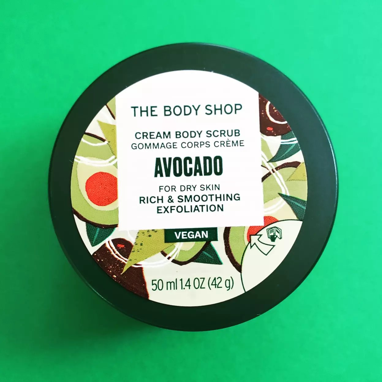 ボディスクラブ アボカド/THE BODY SHOP/ボディスクラブを使ったクチコミ（1枚目）