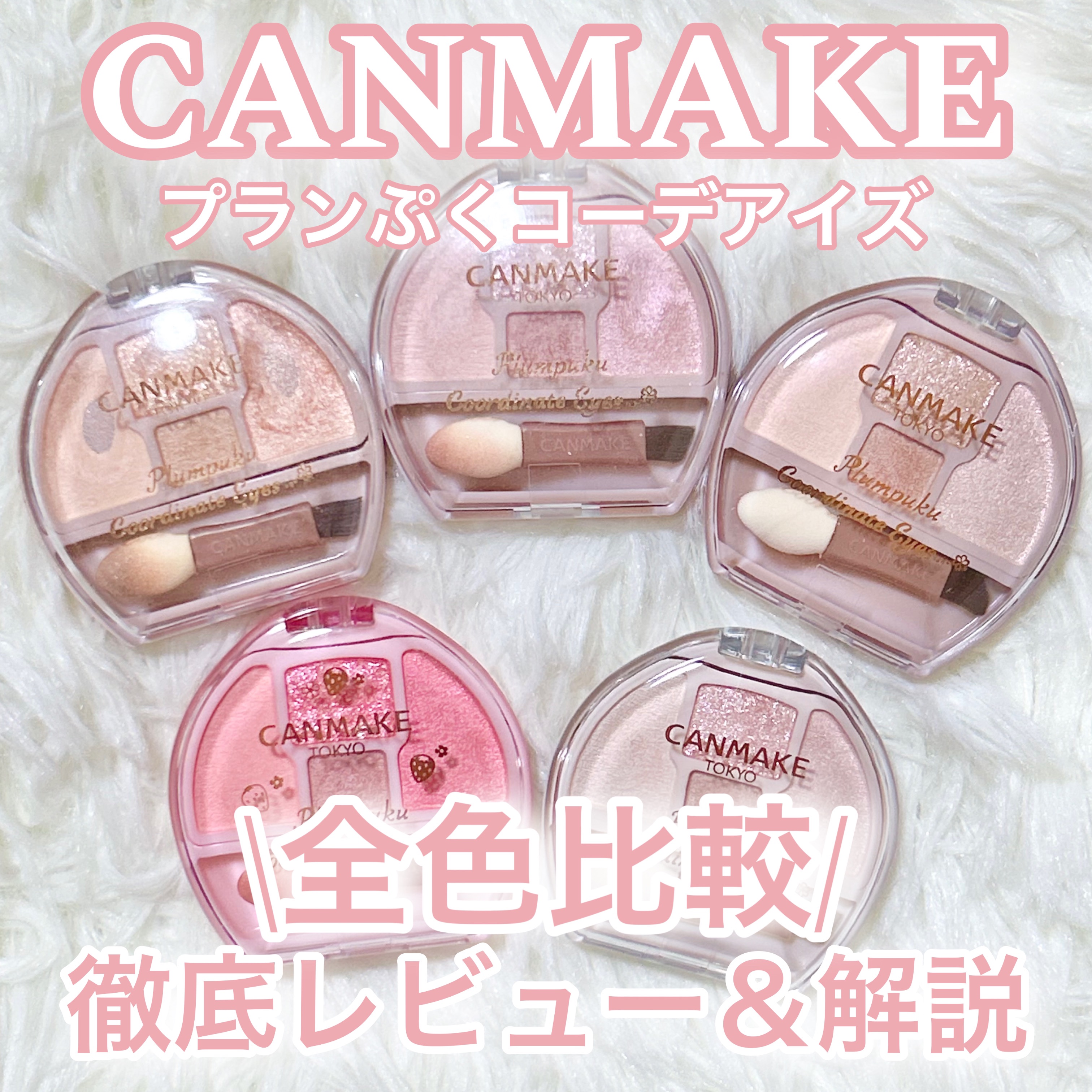 プランぷくコーデアイズ/キャンメイク/パウダーアイシャドウを使ったクチコミ（1枚目）