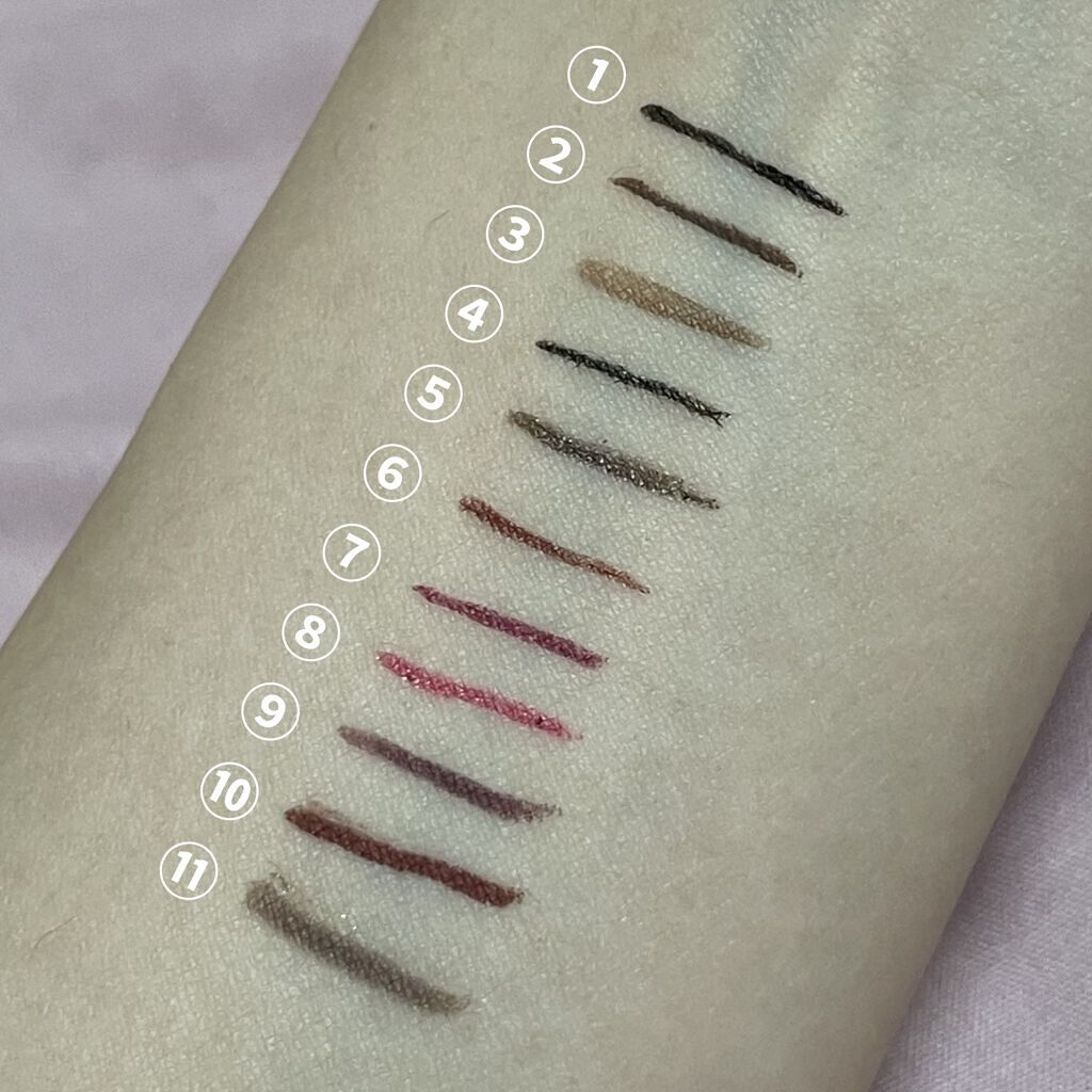 ブラウンズ クリーミィペンシル/Visée/ペンシルアイライナーを使ったクチコミ（2枚目）