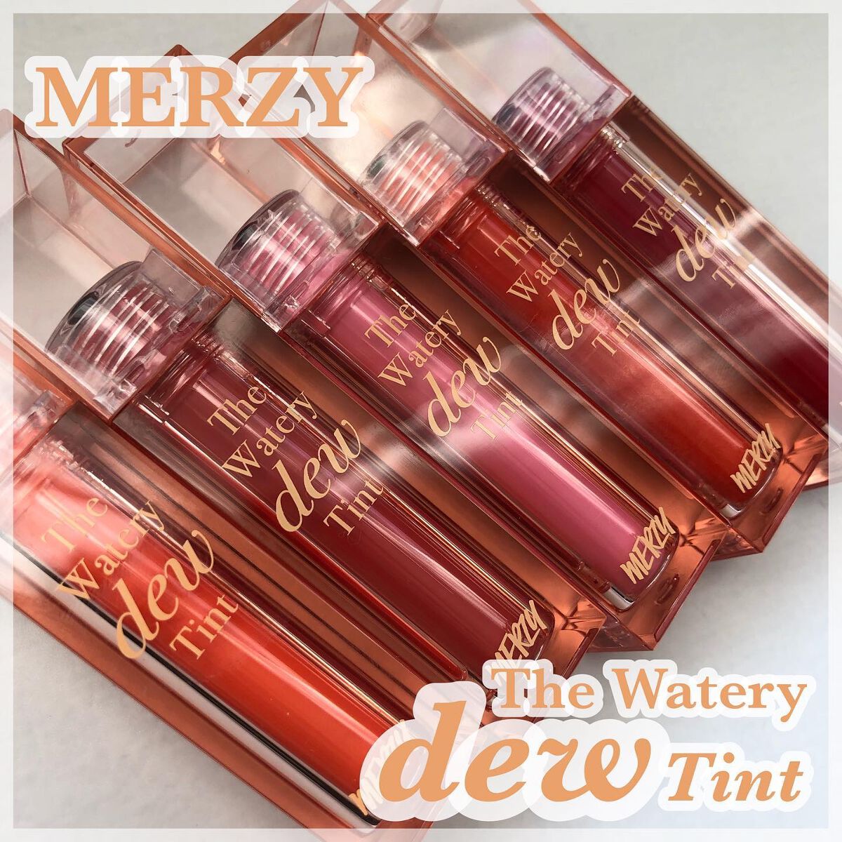 ザ ウォータリーデューティント WD3 ピンク ヘイズ/MERZY/リップティントを使ったクチコミ（1枚目）